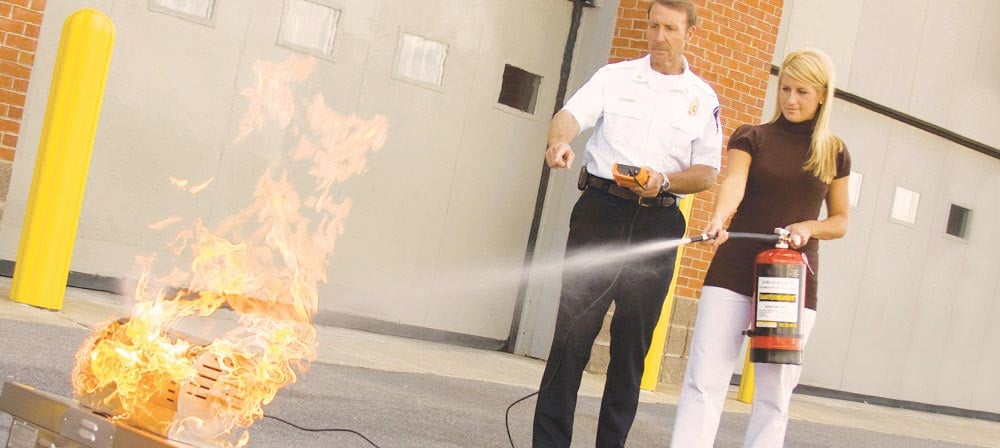 What are the OSHA fire extinguisher training requirements?