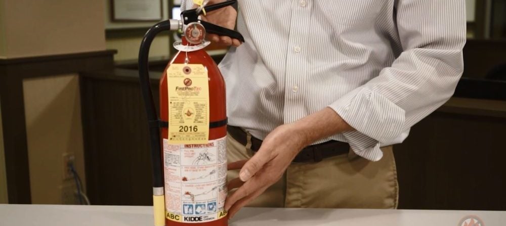 How to Perform a Monthly Fire Extinguisher Inspection